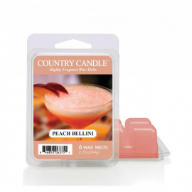Peach Bellini wosk zapachowy Country Candle