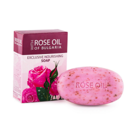 Mydło różane z płatkami róż Rose Oil of Bulgaria
