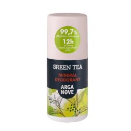 Mineralny dezodorant ałunowy roll-on Zielona Herbata z olejem arganowym