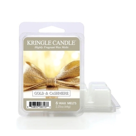 Gold & Cashmere wosk zapachowy Kringle Candle
