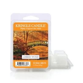 Amber Wood wosk zapachowy Kringle Candle