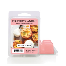 Sweet Peach wosk zapachowy Country Candle