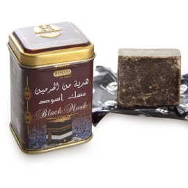 Naturalne perfumy arabskie w kostce Czarne Piżmo Hemani