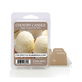 Coconut Marshmallow wosk zapachowy Country Candle