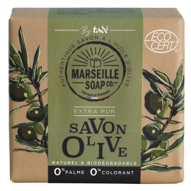Mydło marsylskie Olive Extra Pur certyfikat Cosmos Natural 100g Tade